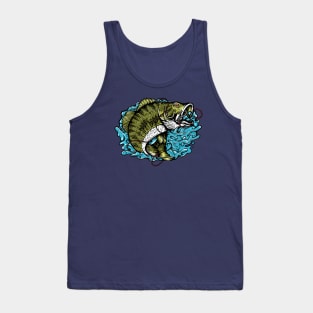 Bass Fishing Tank Top